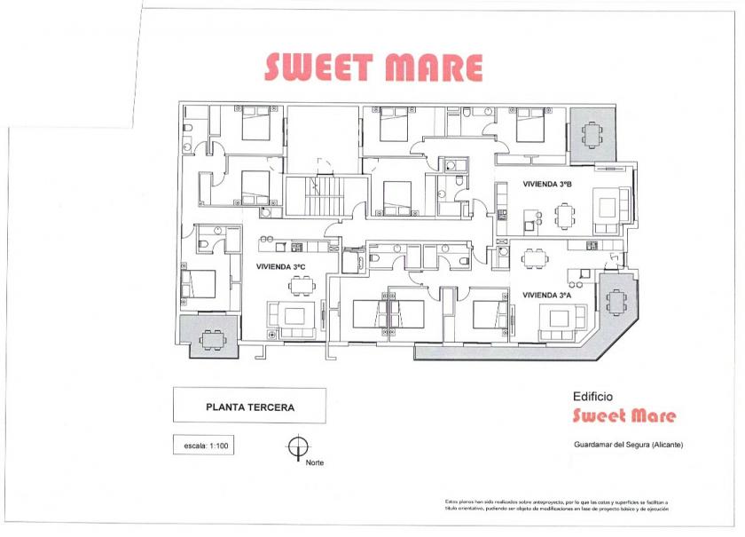 3 Slaapkamer Appartement in Guardamar del Segura - Nieuwbouw in Nexus Grupo