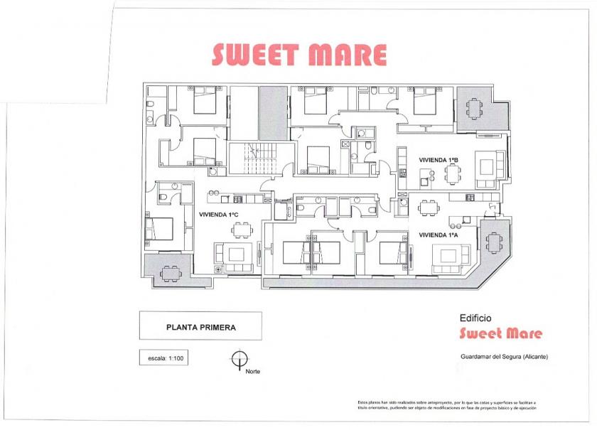 3 Slaapkamer Appartement in Guardamar del Segura - Nieuwbouw in Nexus Grupo