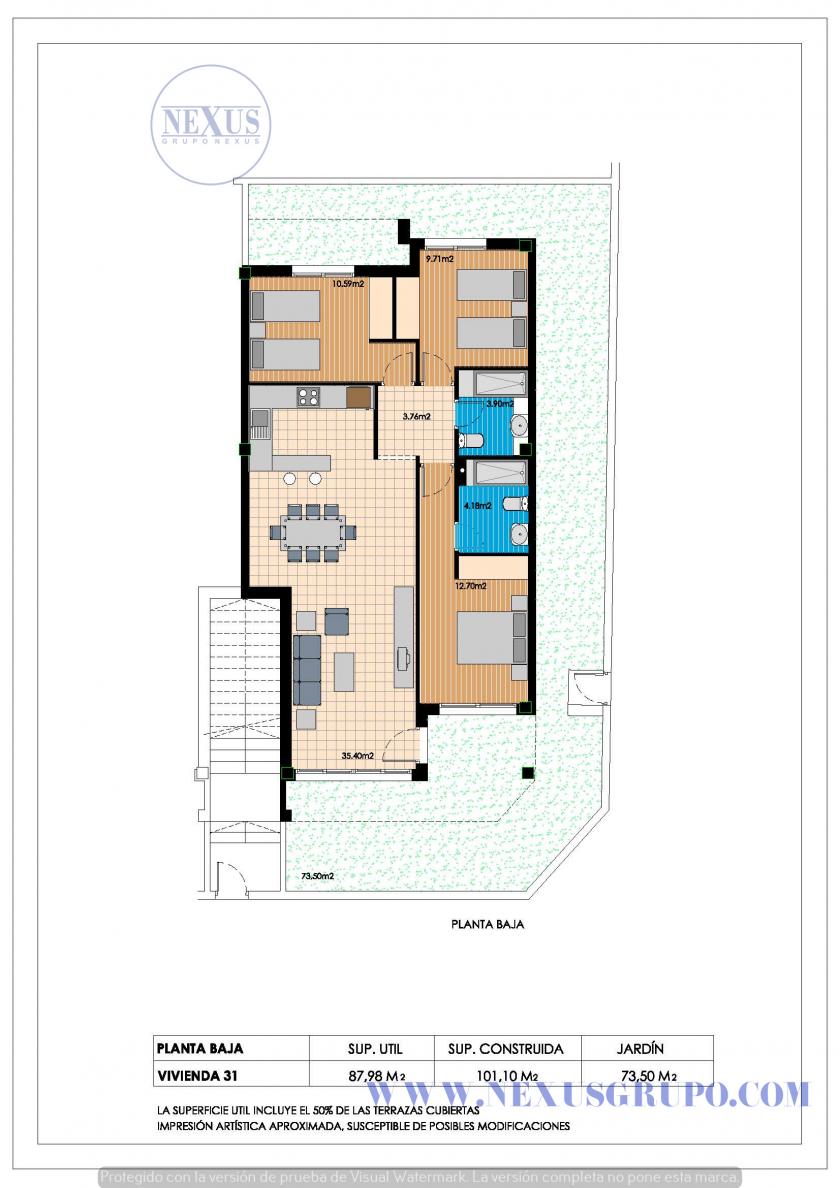 INMOBILIARIA GRUPO NEXUS VENDE BUNGALOWS DE LUJO EN BENIJOFAR in Nexus Grupo