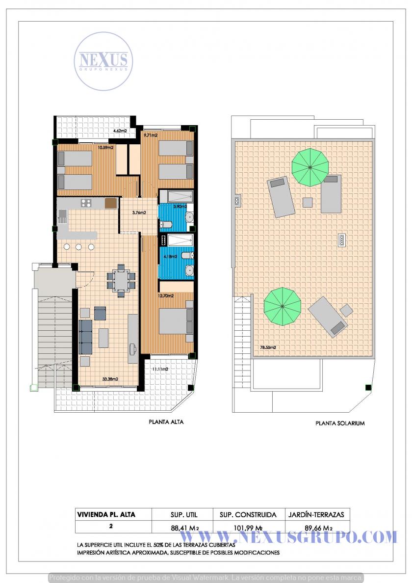 INMOBILIARIA GRUPO NEXUS VENDE BUNGALOWS DE LUJO EN BENIJOFAR in Nexus Grupo