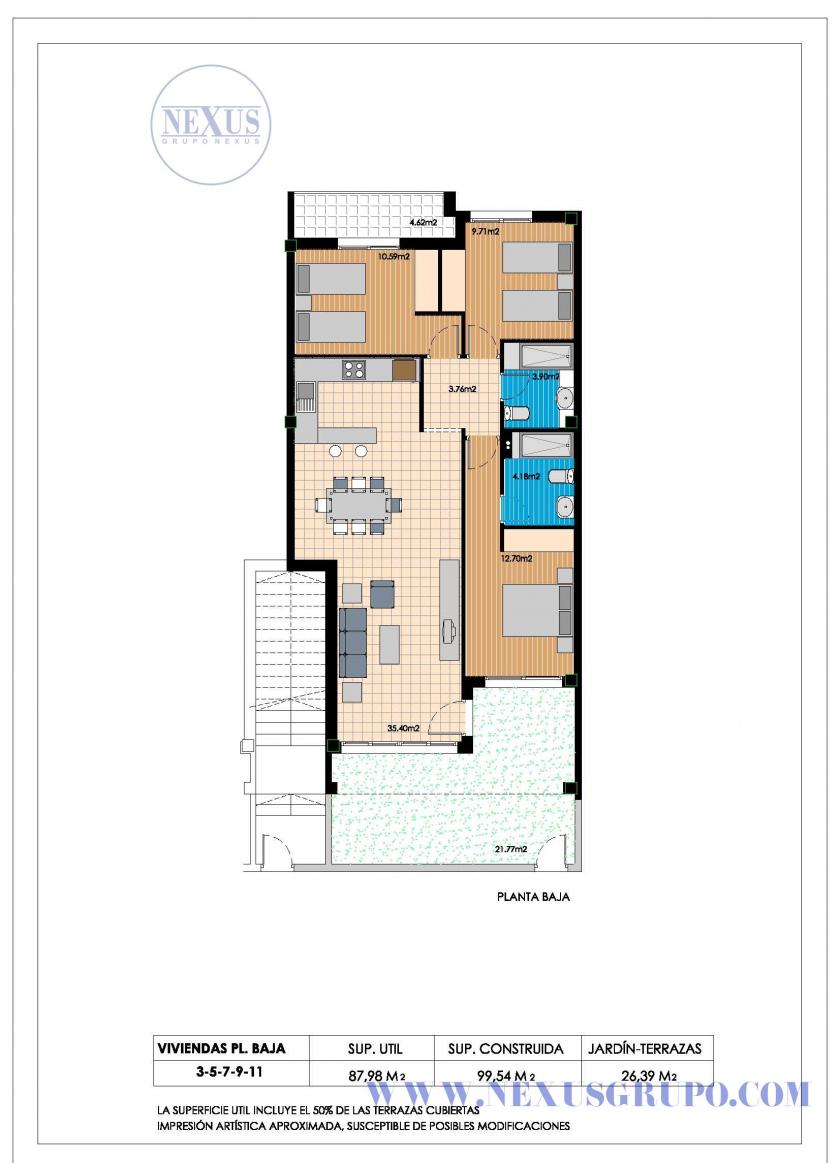 INMOBILIARIA GRUPO NEXUS VENDE BUNGALOWS DE LUJO EN BENIJOFAR in Nexus Grupo