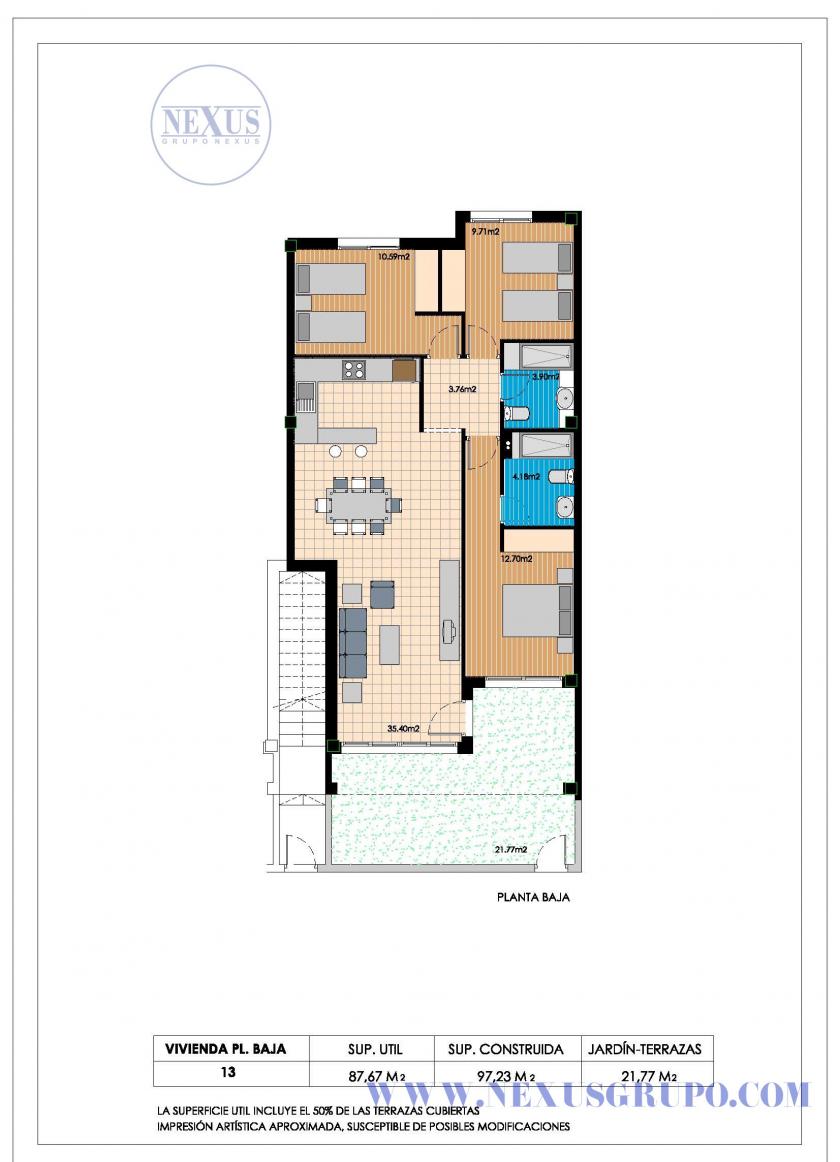 VASTGOEDKANTOOR GRUPO NEXUS VERKOOPT LUXE BUNGALOWS IN BENIJOFAR in Nexus Grupo