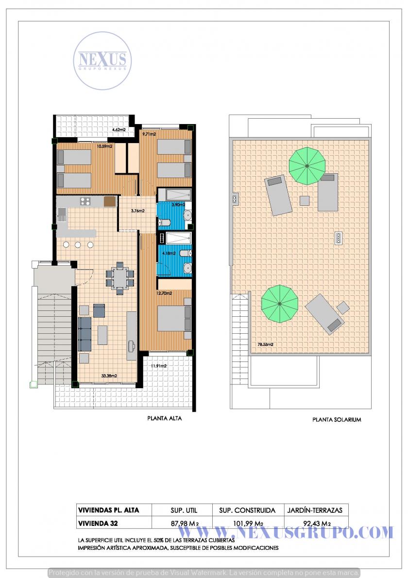 INMOBILIARIA GRUPO NEXUS VENDE BUNGALOWS DE LUJO EN BENIJOFAR in Nexus Grupo