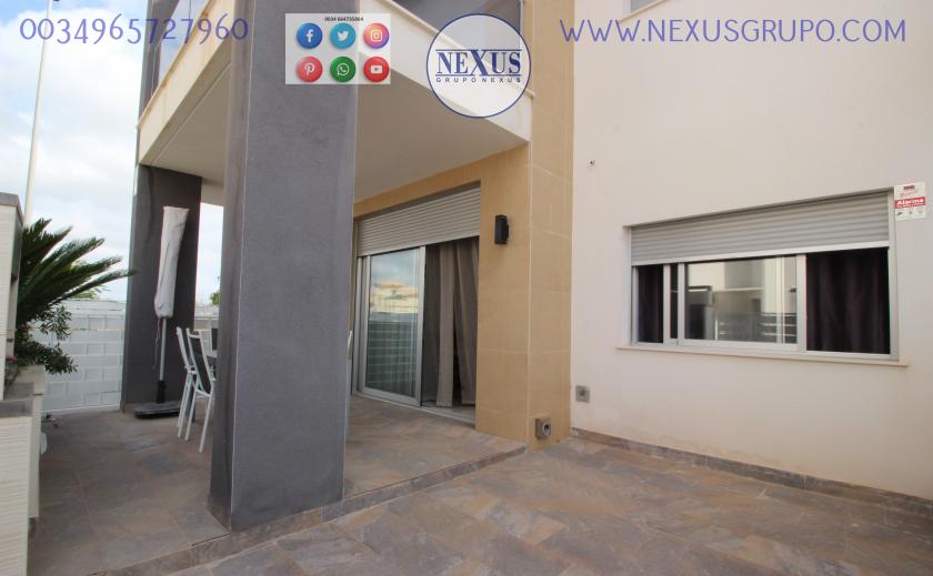 INMOBILIARIA, NEXUS GROUP HUURT BEGANE GROND APPARTEMENT IN EL EDÉN URBANISATIE in Nexus Grupo