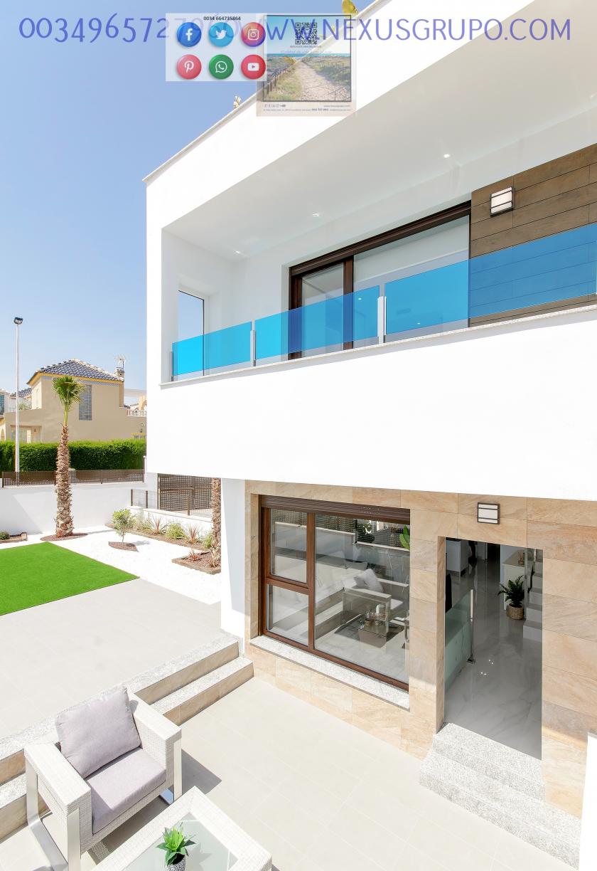 REAL ESTATE, GRUPO NEXUS, SELLS LUXURY TOWNHOUSE IN LOS BALCONES DE TORREVIEJA in Nexus Grupo