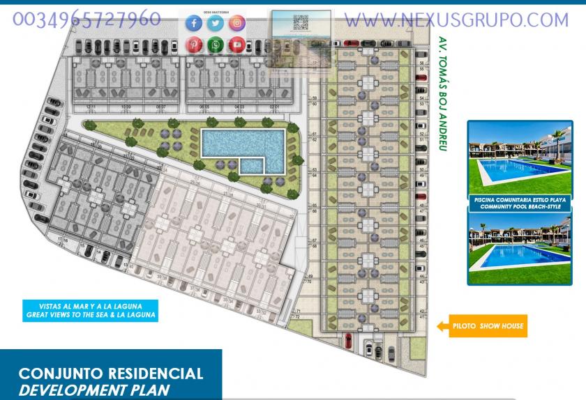 REALITY, GRUPO NEXUS, PRODÁ LUXUSNÍ MĚSTSKÝ DŮM V LOS BALCONES DE TORREVIEJA in Nexus Grupo