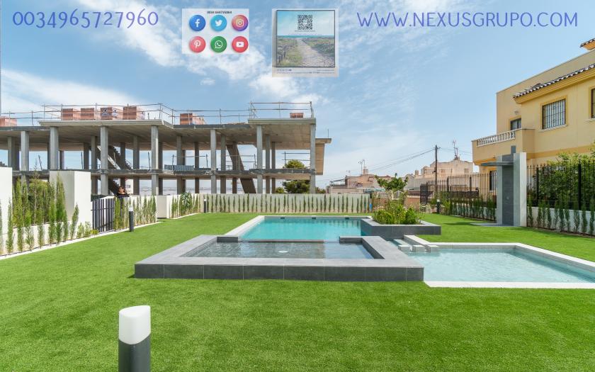 ONROEREND GOED, GRUPO NEXUS, VERKOOPT 58 BUNGALOWS OP DE BEGANE EN BOVENVERDIEPING, IN LOS BALCONES DE TORREVIEJA in Nexus Grupo