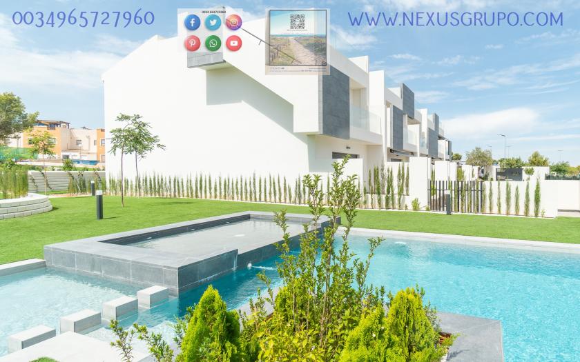 ONROEREND GOED, GRUPO NEXUS, VERKOOPT 58 BUNGALOWS OP DE BEGANE EN BOVENVERDIEPING, IN LOS BALCONES DE TORREVIEJA in Nexus Grupo