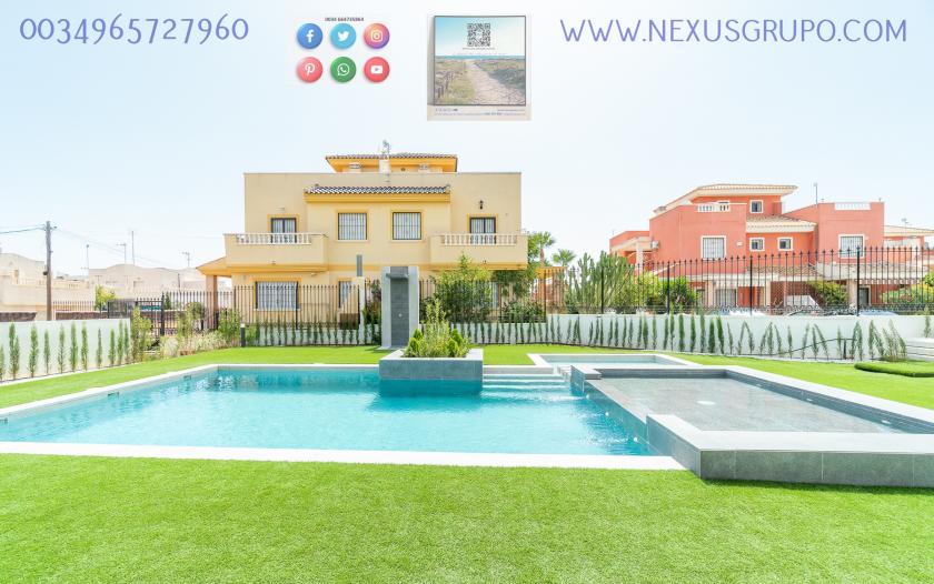 REAL ESTATE, GRUPO NEXUS, SELLS 58 GROUND AND UPPER FLOOR BUNGALOWS, IN LOS BALCONES DE TORREVIEJA in Nexus Grupo