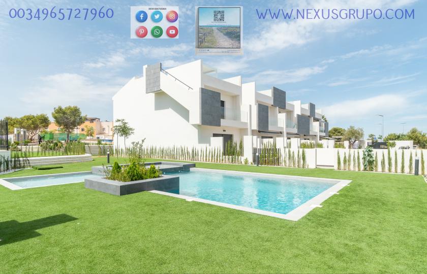 ONROEREND GOED, GRUPO NEXUS, VERKOOPT 58 BUNGALOWS OP DE BEGANE EN BOVENVERDIEPING, IN LOS BALCONES DE TORREVIEJA in Nexus Grupo