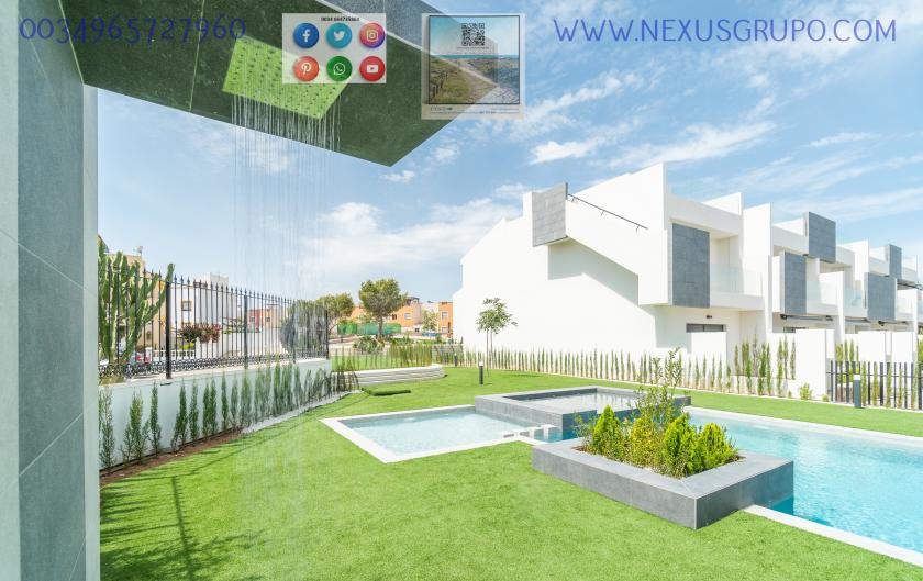 ONROEREND GOED, GRUPO NEXUS, VERKOOPT 58 BUNGALOWS OP DE BEGANE EN BOVENVERDIEPING, IN LOS BALCONES DE TORREVIEJA in Nexus Grupo