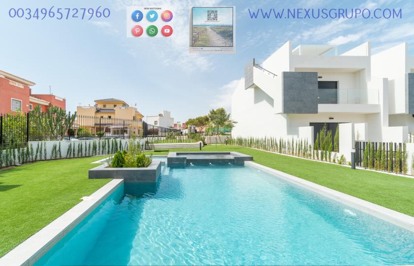 REAL ESTATE, GRUPO NEXUS, SELLS 58 GROUND AND UPPER FLOOR BUNGALOWS, IN LOS BALCONES DE TORREVIEJA in Nexus Grupo