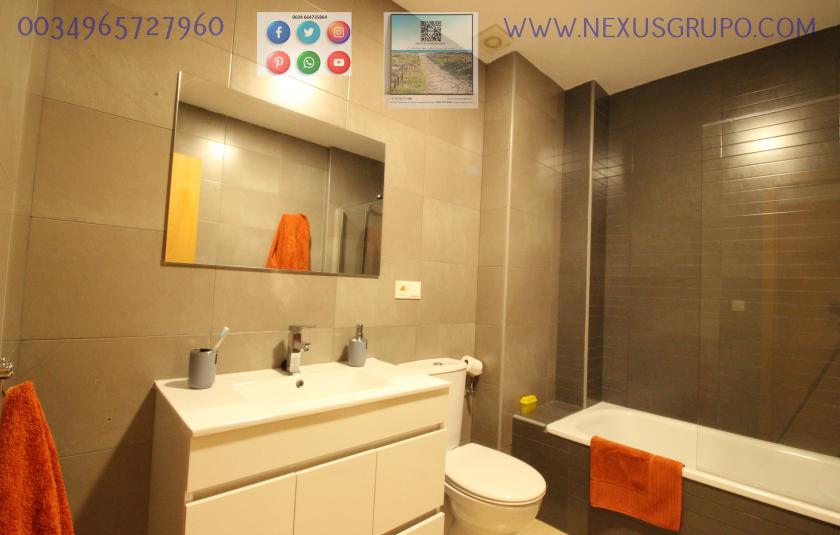 ONROEREND GOED, GRUPO NEXUS, HUUR APPARTEMENT OP DE BEGANE GROND VOOR 9 MAANDEN, IN GUARDAMAR DEL SEGURA. in Nexus Grupo